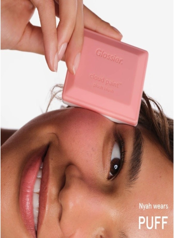 Glossier Cloud Paint Plush Blush 6g – Puff - light pink Creamy Gel Blush with Soft-Focus Finish - Image 3